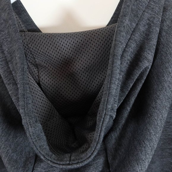 UNDER ARMOUR XL Charcoal Gray Cold Gear Logo Sleeve Loose Zip Hoodie Sweatshirt - Picture 5 of 7